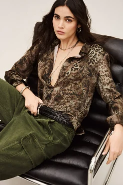 Ba&Sh CORNELIA SHIRT VERDE Sale