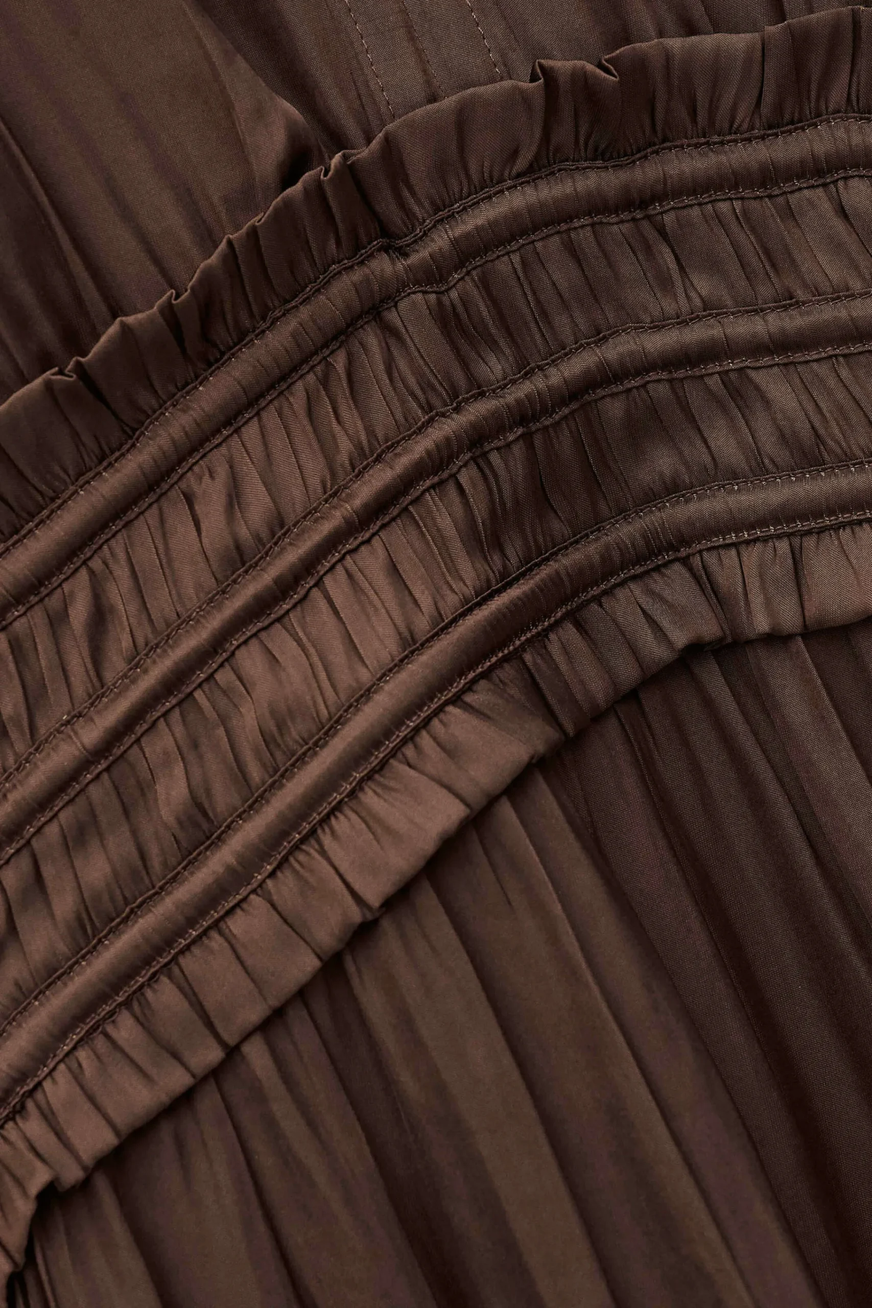 Ba&Sh CYRIALA vestido corto MARRON New
