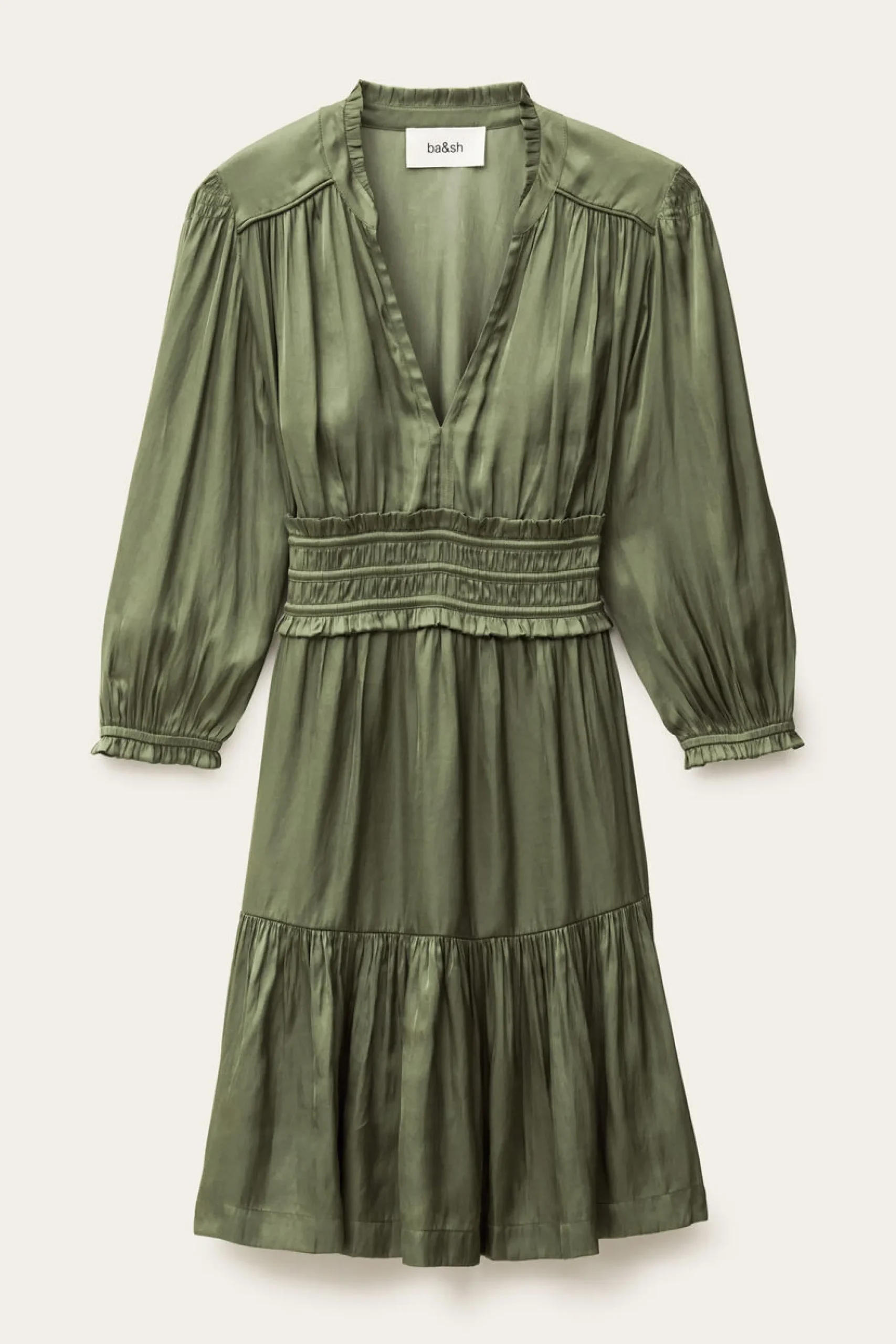Ba&Sh CYRIALA vestido corto VERDE Best