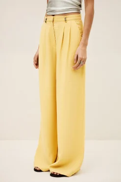 Ba&Sh DEANA pantalón recto € 195 AMARILLO Discount