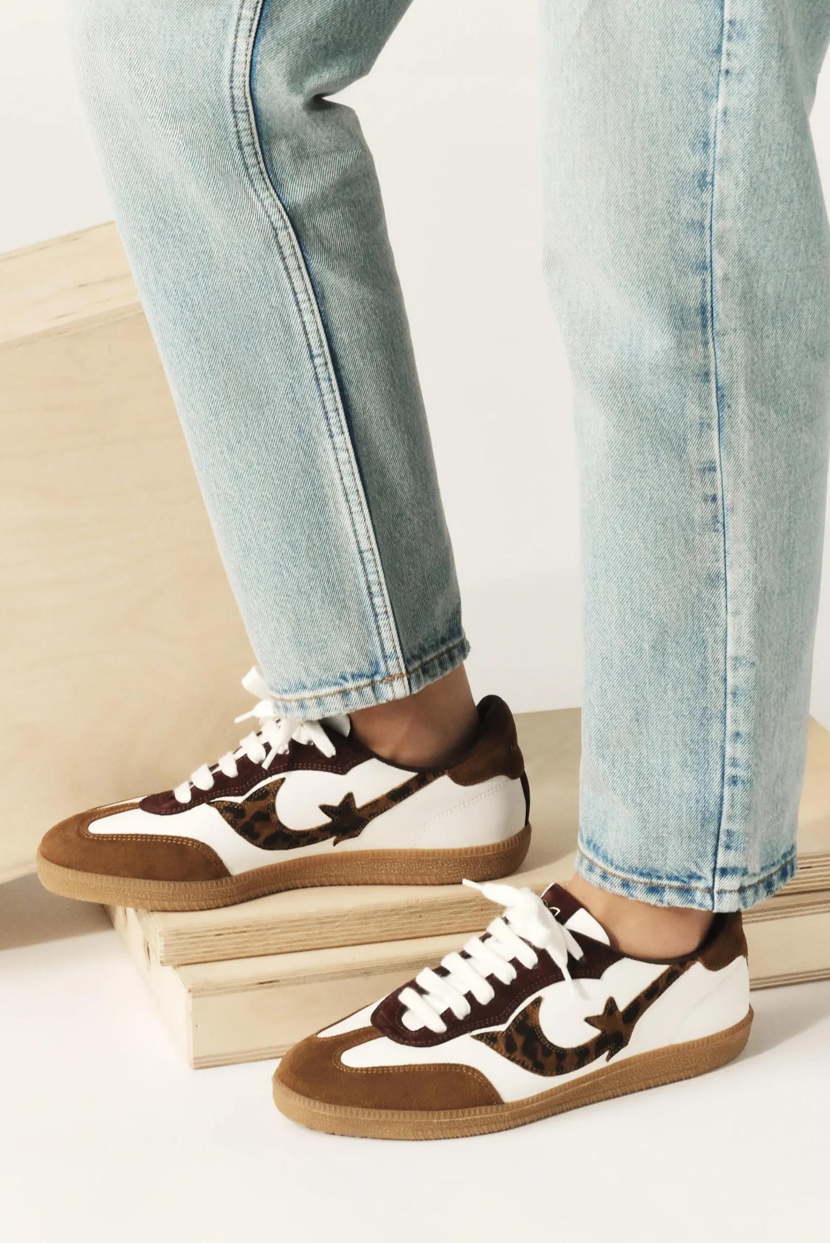 Ba&Sh deportivas zapatillas con suela en contraste IMPRESO Clearance
