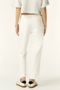 Ba&Sh DEVON vaqueros rectos BLANCO Discount