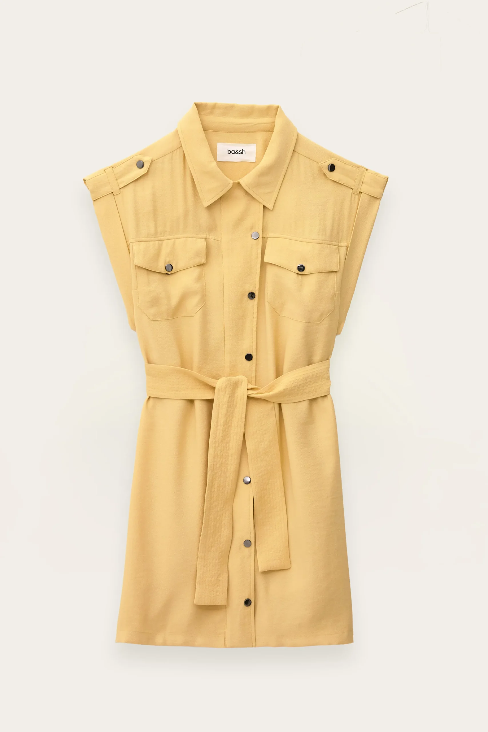 Ba&Sh DIALA vestido corto AMARILLO Clearance
