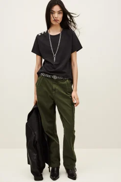 Ba&Sh ELMER T-SHIRT GRIS Hot