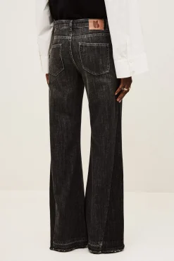 Ba&Sh FADOU JEANS NEGRO Clearance