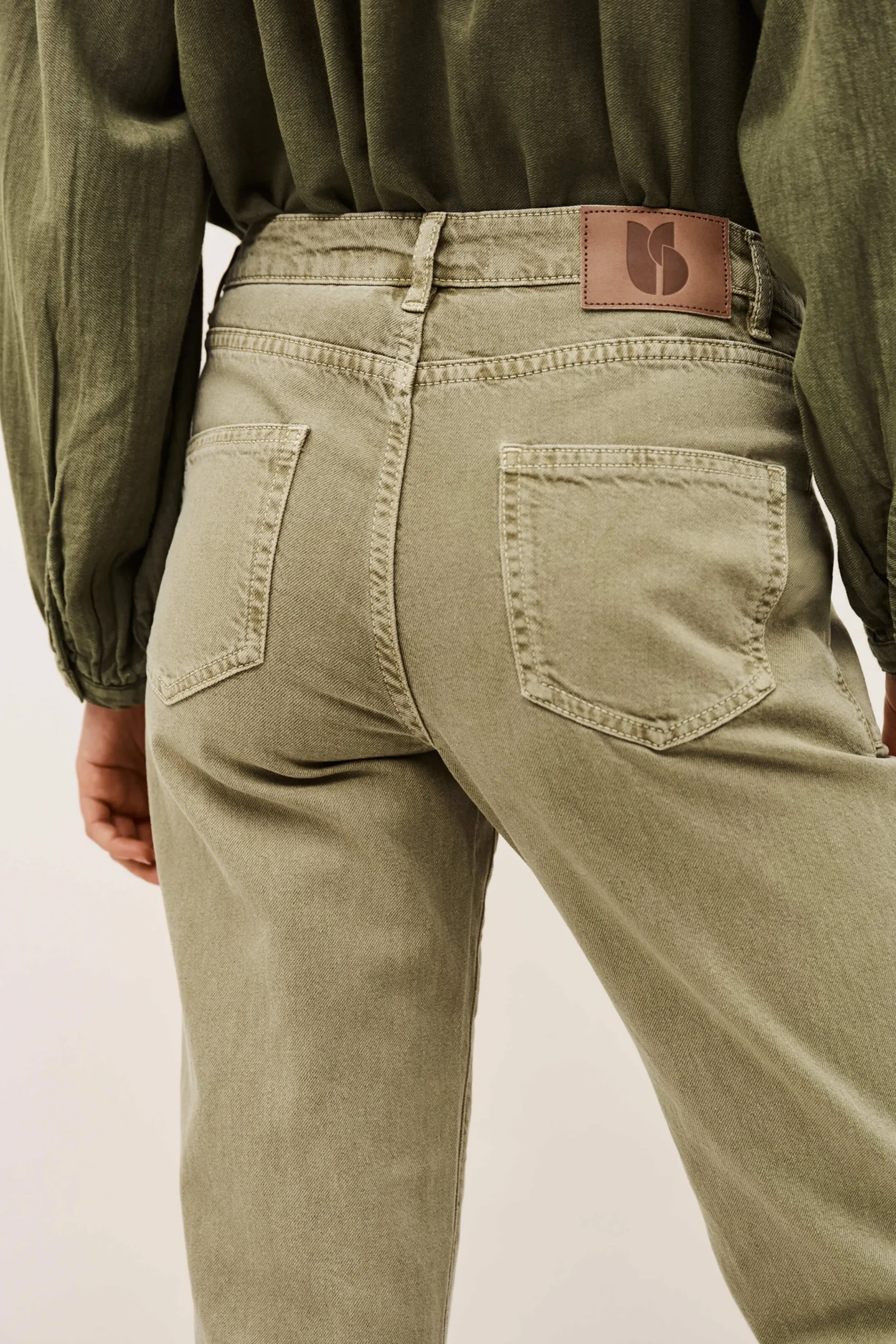 Ba&Sh FALLY vaqueros slim € 175 VERDE Sale