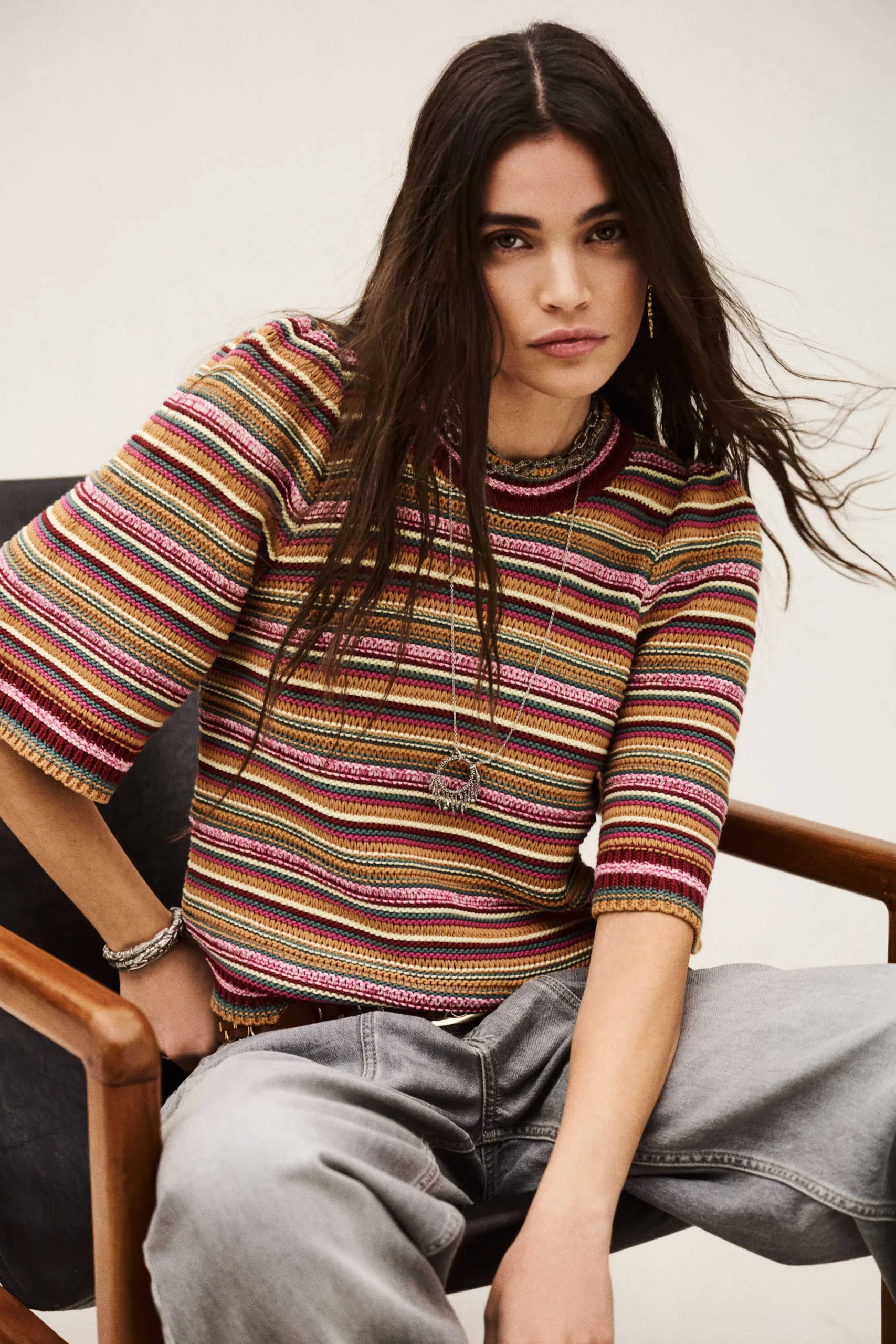 Ba&Sh FARFAELA JUMPER ROJO