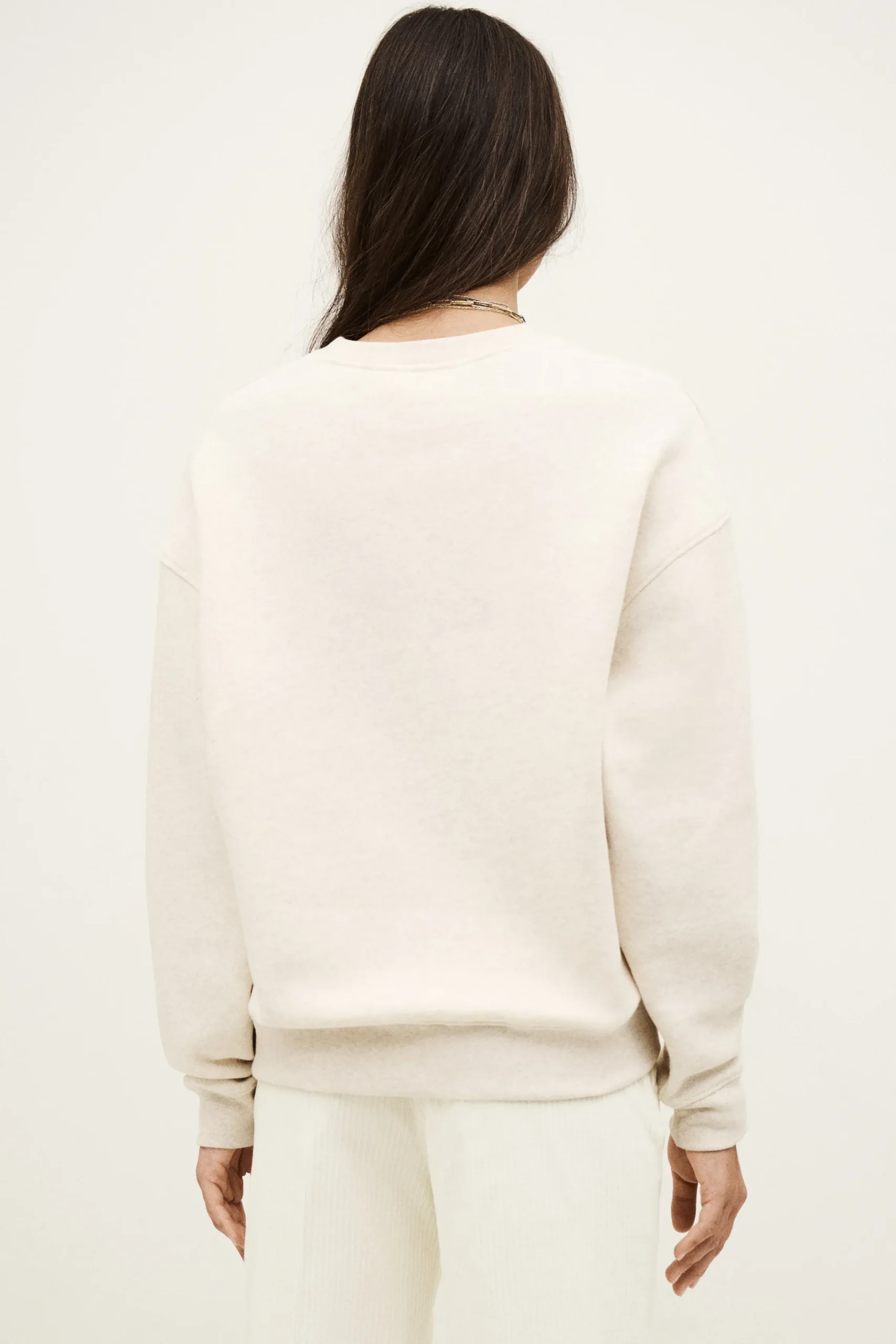 Ba&Sh FENJA long-sleeved sweatshirt BEIGE Clearance