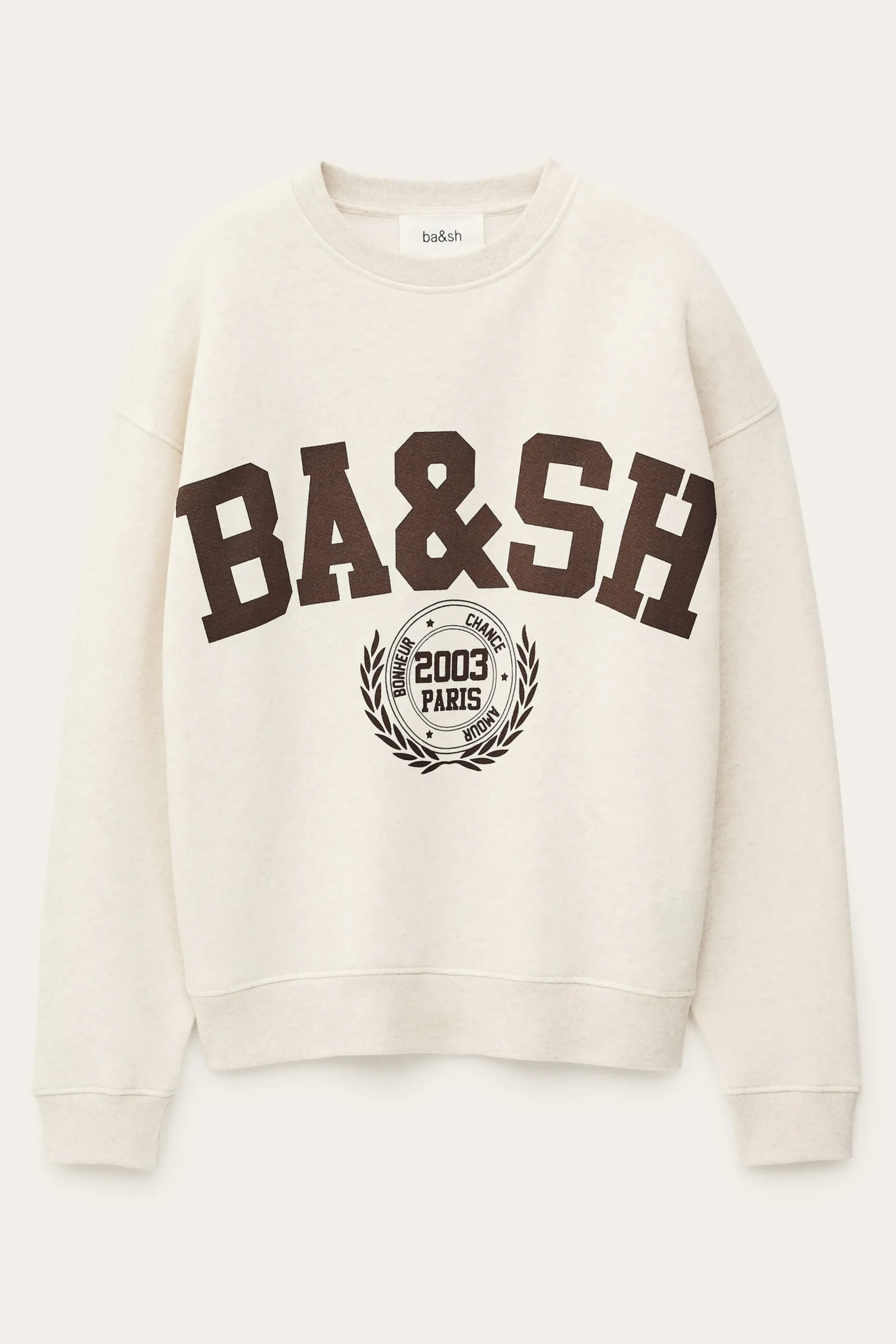 Ba&Sh FENJA long-sleeved sweatshirt BEIGE Clearance