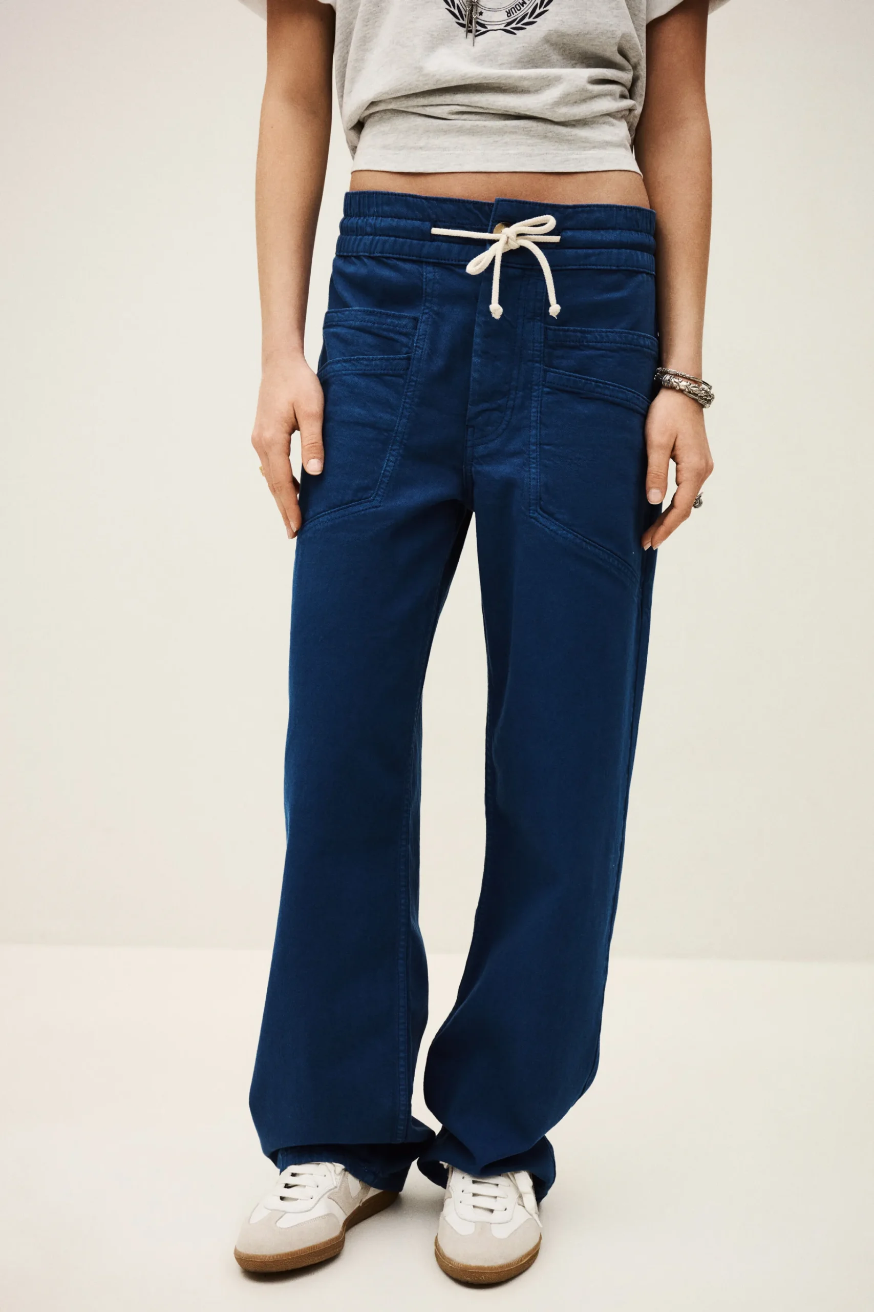 Ba&Sh FIMA pantalón ancho € 185 AZUL Online