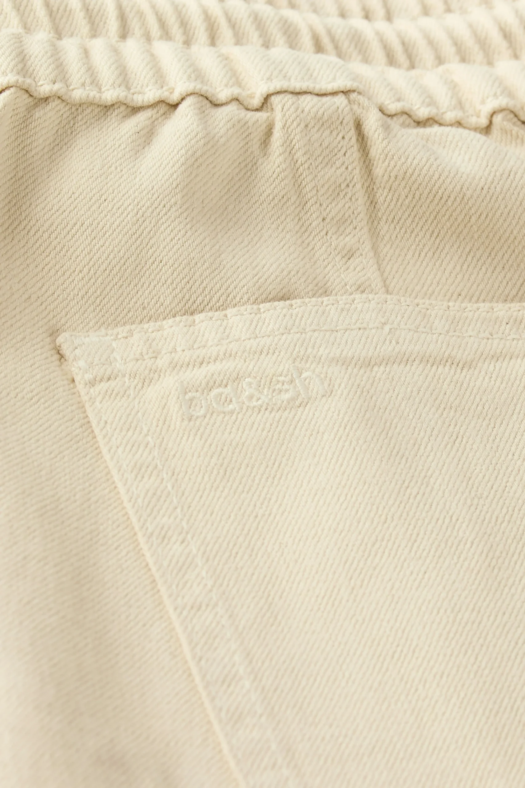 Ba&Sh FIMA pantalones rectos sueltos ECRU Best