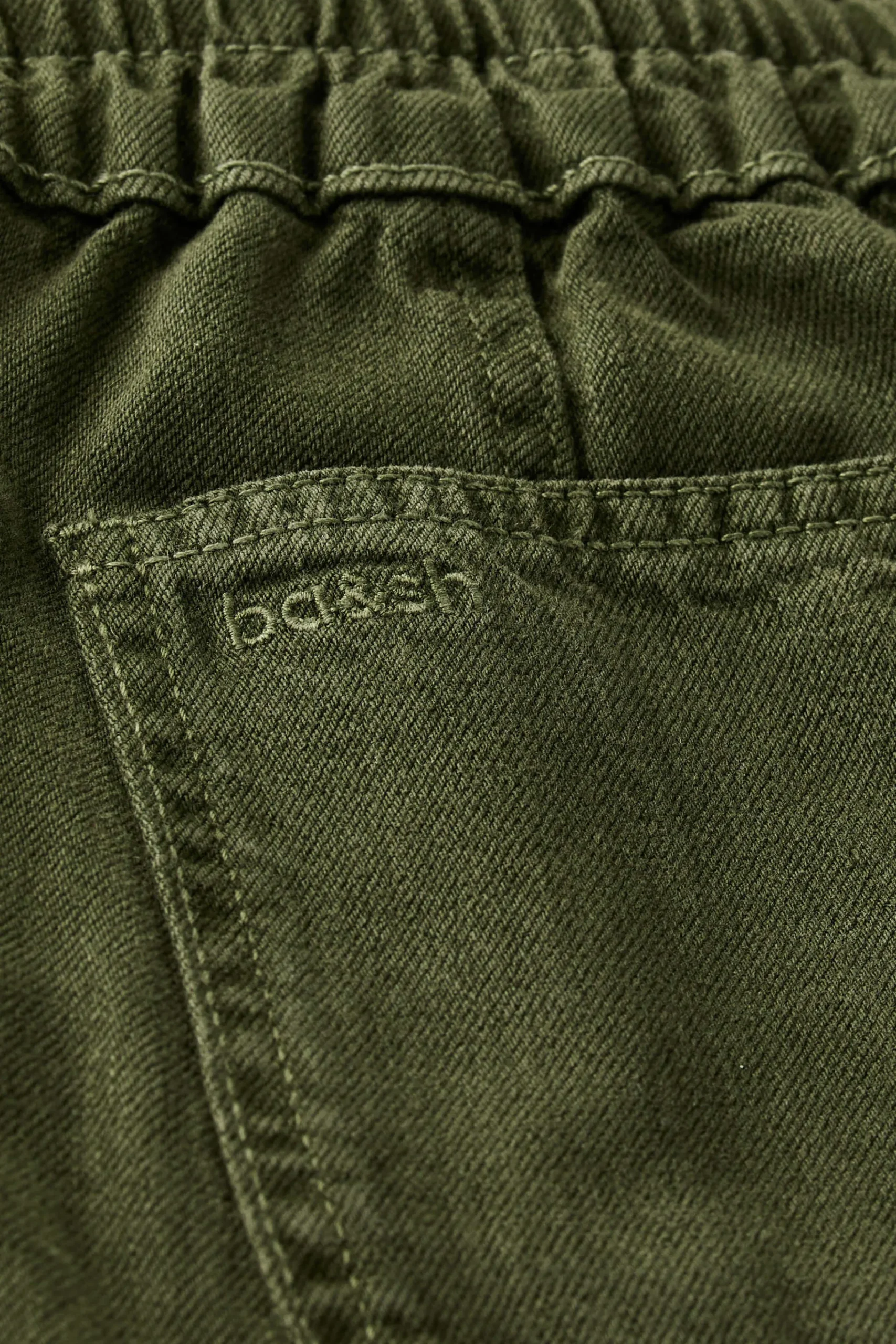 Ba&Sh FIMA pantalones rectos sueltos VERDE Best