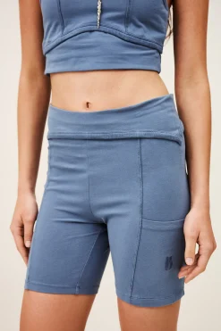 Ba&Sh FIRO pantalón corto deportivo de algodón € 95 AZUL