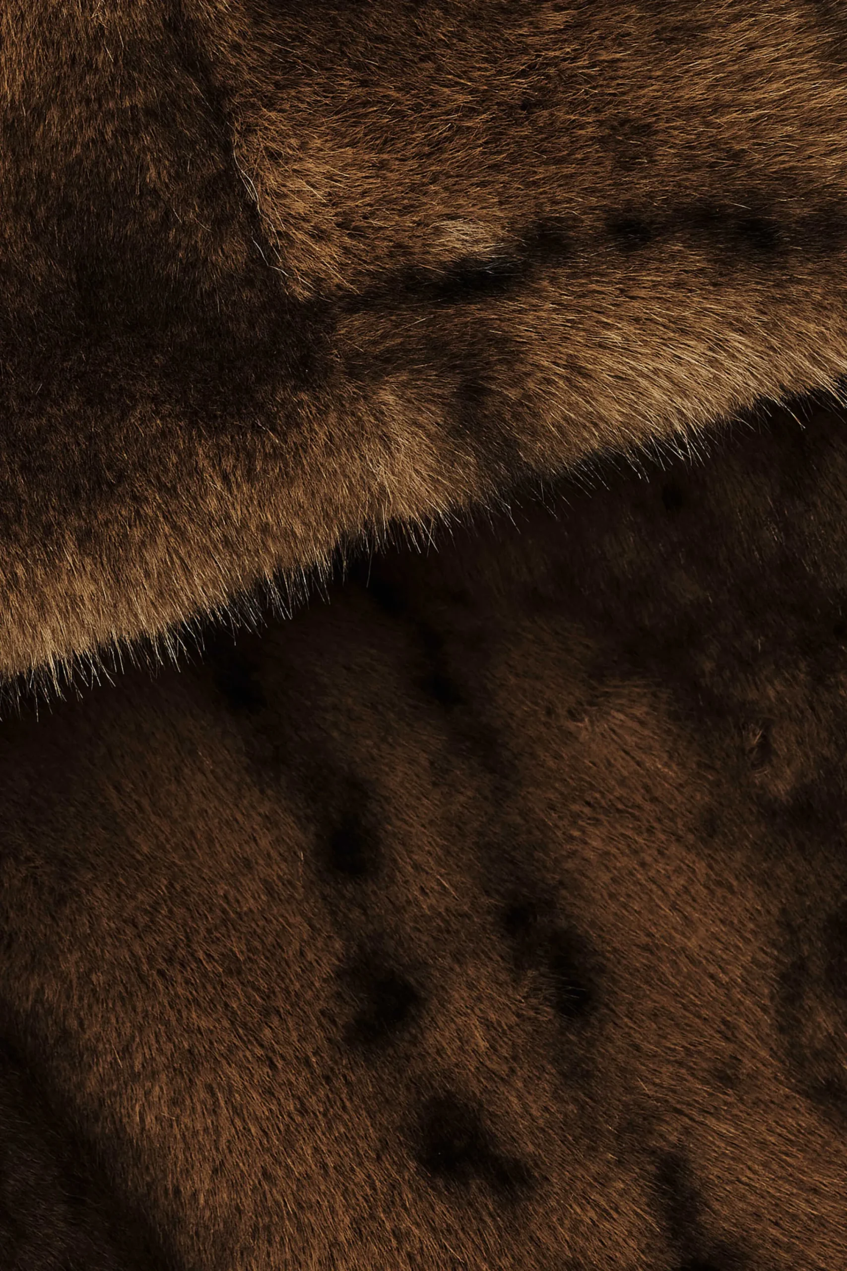 Ba&Sh FOXY faux fur coat MARRON Online