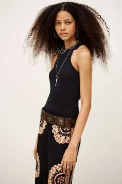 Ba&Sh GEMMA top sin mangas AZUL Outlet