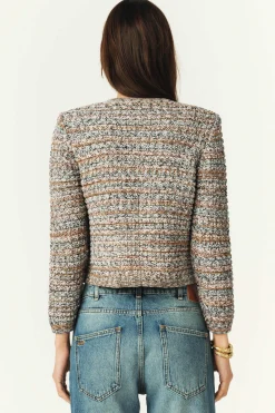 Ba&Sh GUSPA chaleco de manga larga BEIGE Sale