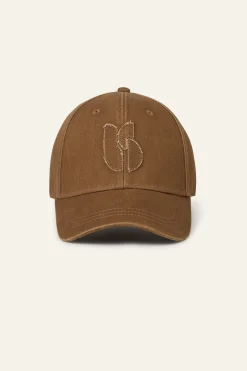 Ba&Sh HALYCE gorra de algodón MARRON Clearance