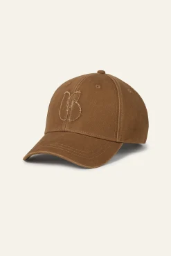 Ba&Sh HALYCE gorra de algodón MARRON Clearance