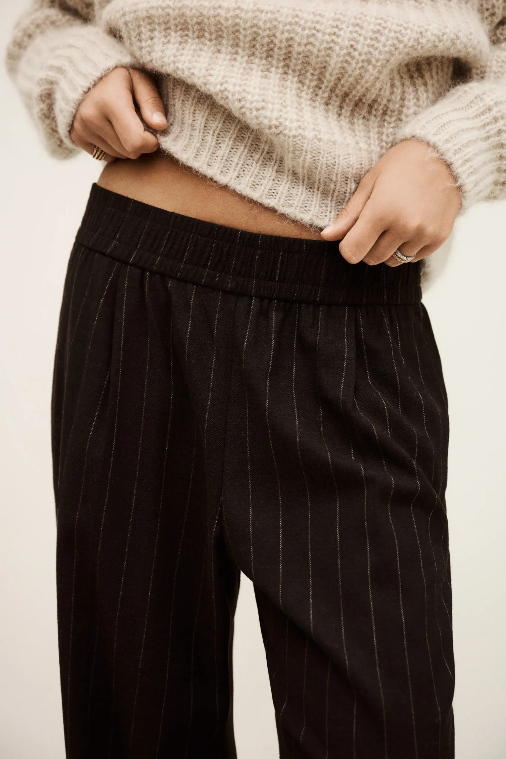 Ba&Sh HANDREW elasticated waist trousers MARRON Best