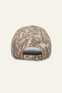 Ba&Sh HARI gorra de algodón estampada ECRU Sale