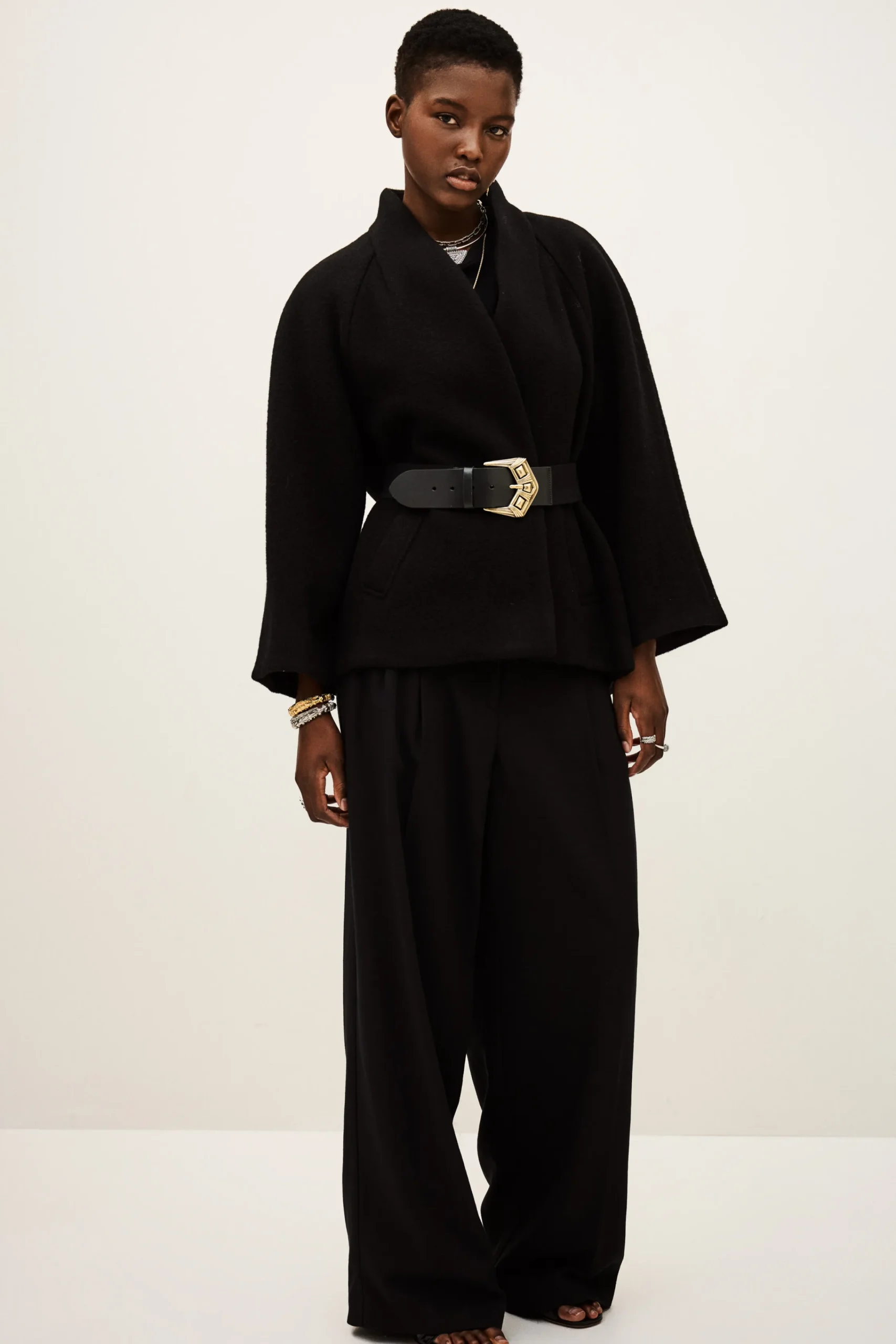 Ba&Sh HINI capa corta NEGRO Online
