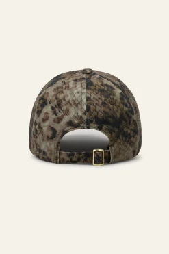 Ba&Sh HONI gorra de algodón estampada VERDE Best