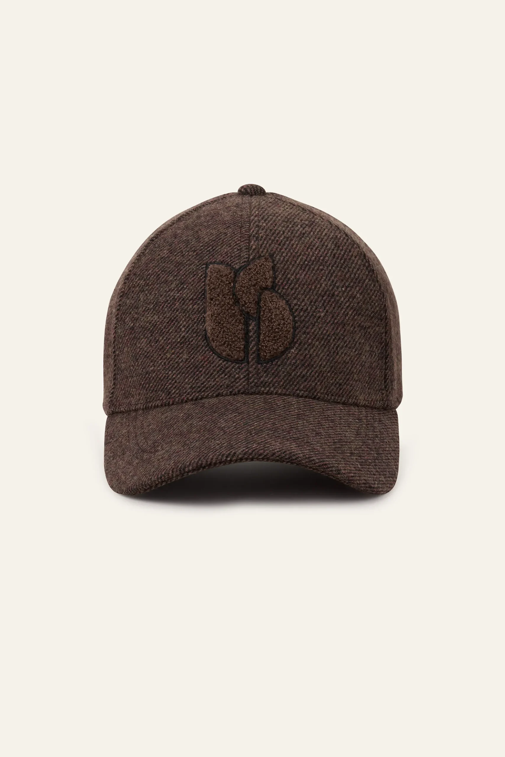 Ba&Sh HUGO gorra bordada MARRON