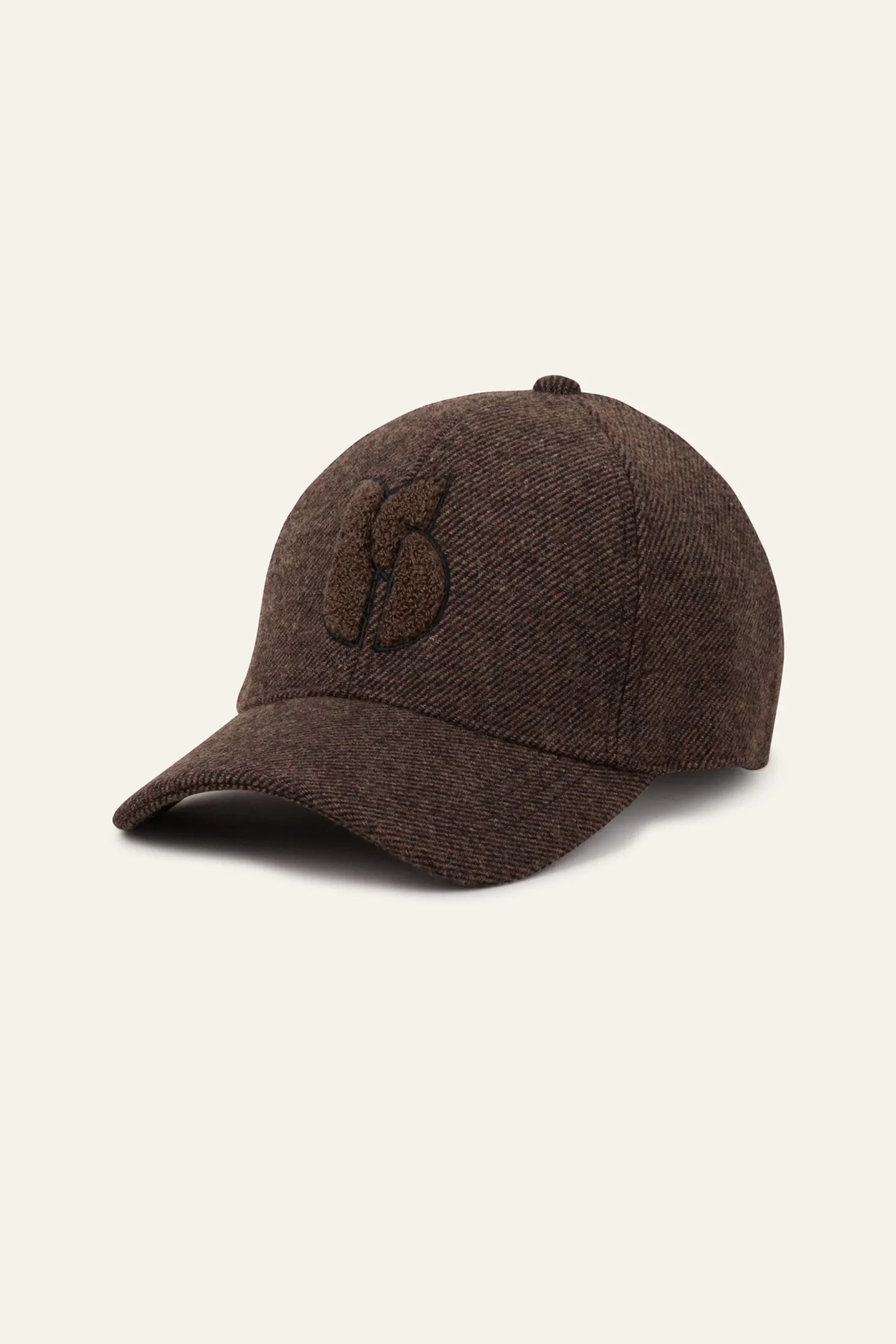 Ba&Sh HUGO gorra bordada MARRON