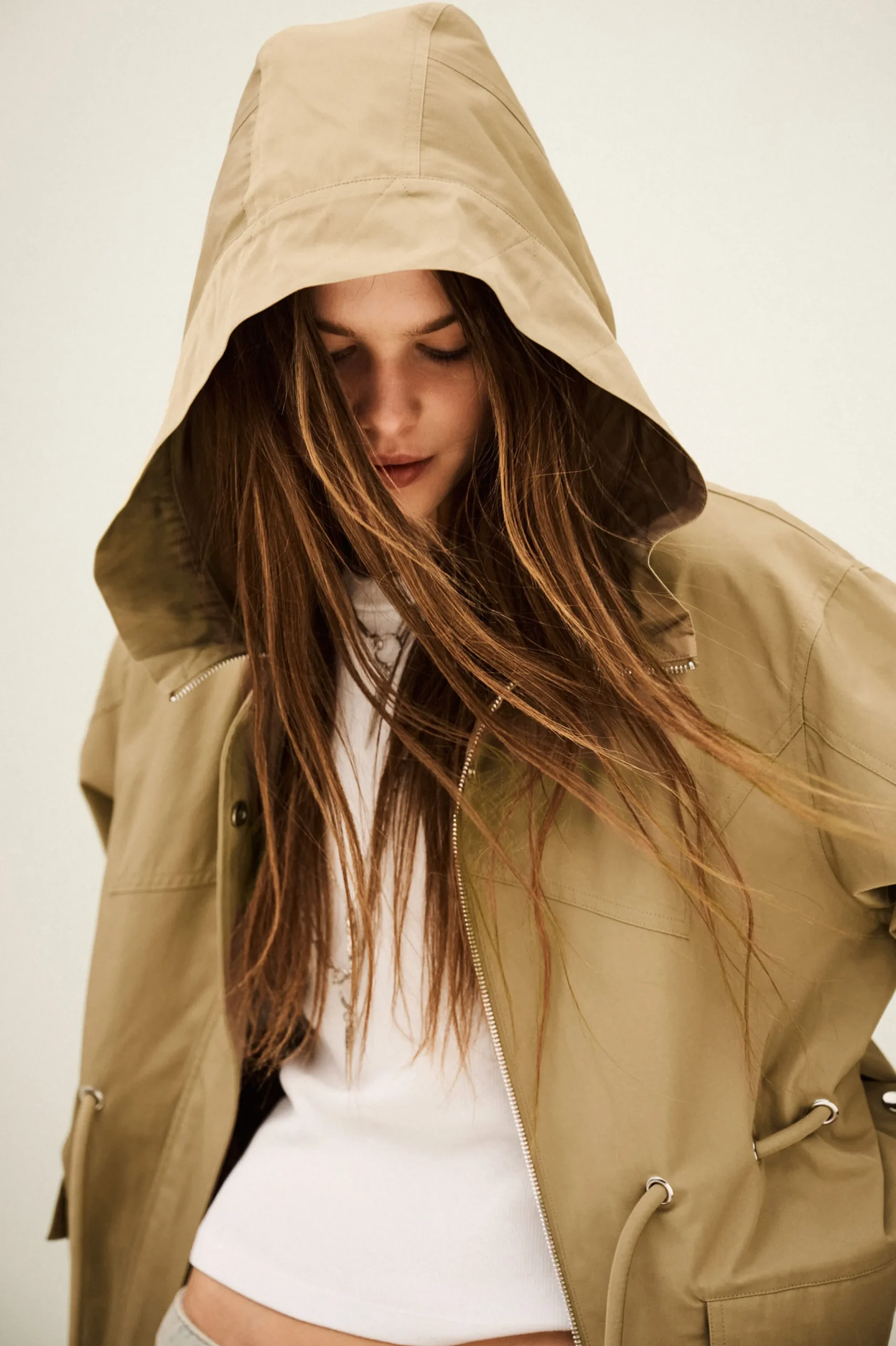 Ba&Sh ILIO parka larga con cinturón MARRON Outlet