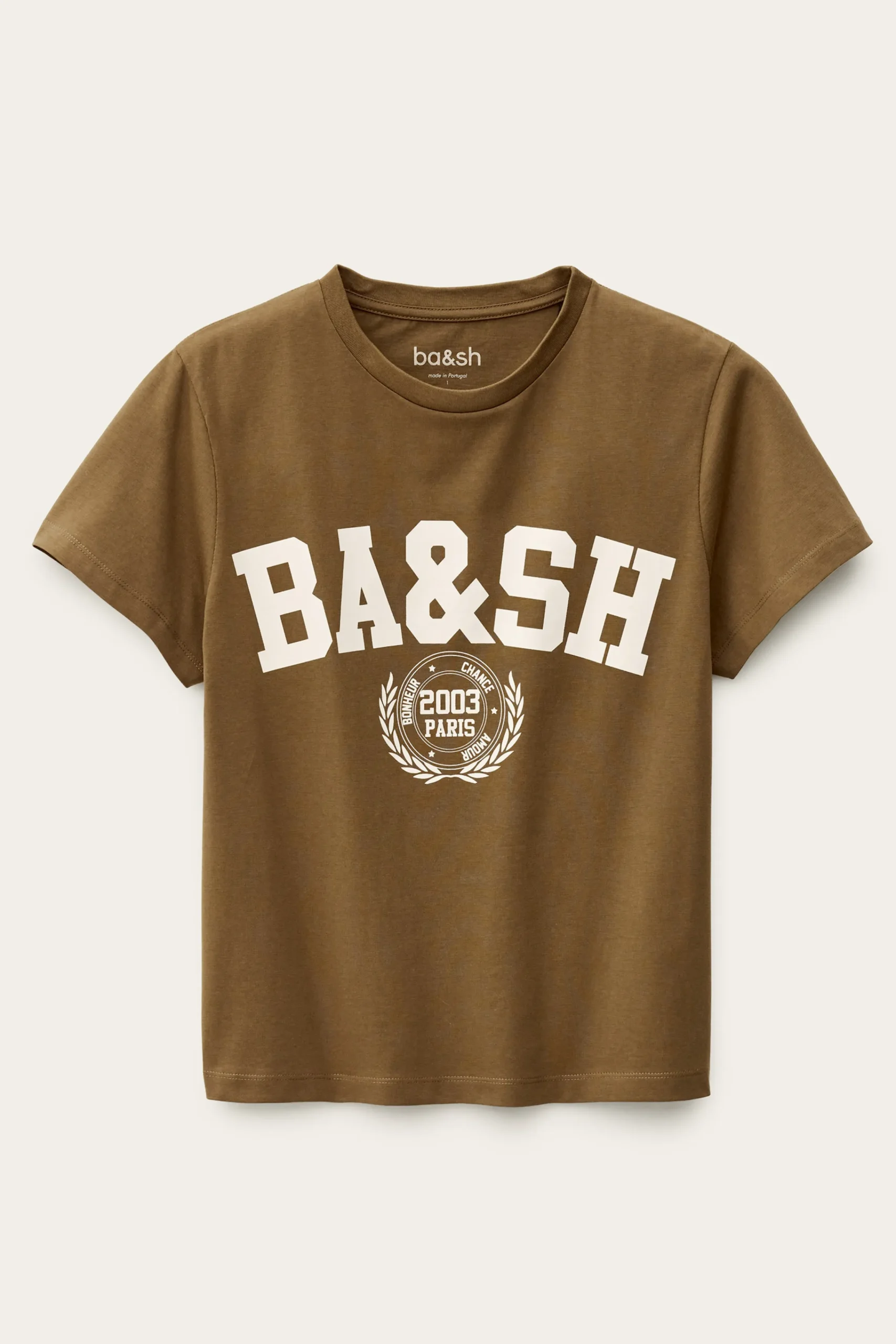 Ba&Sh IONI short-sleeved T-shirt MARRON Sale