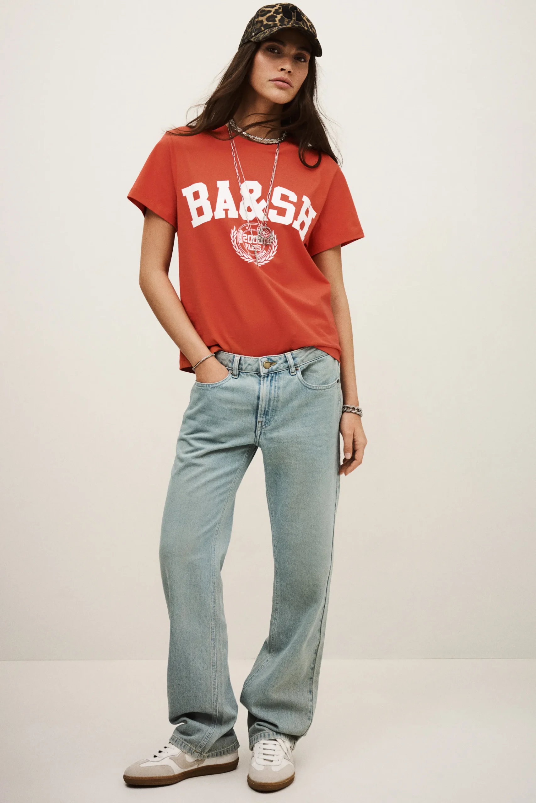 Ba&Sh IONI T-SHIRT ROJO Best