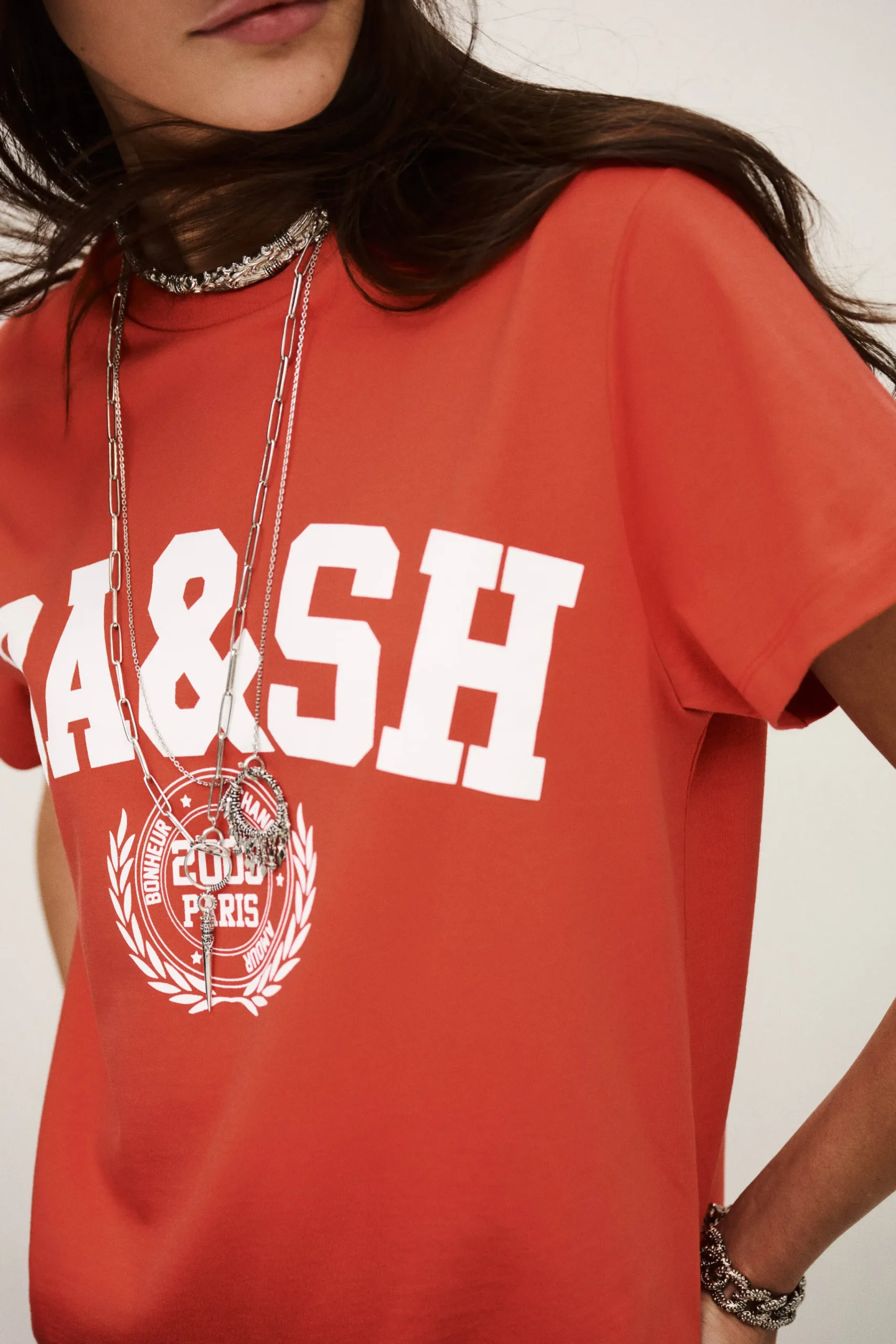 Ba&Sh IONI T-SHIRT ROJO Best