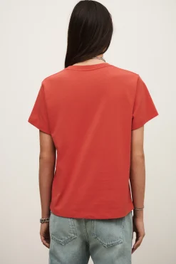 Ba&Sh IONI T-SHIRT ROJO Best