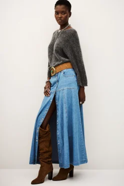 Ba&Sh ISAAC suéter reversible GRIS Online