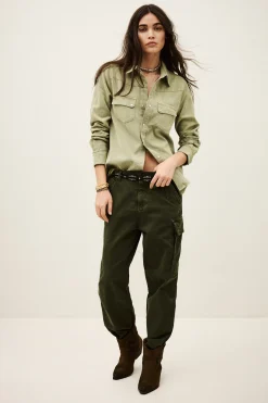 Ba&Sh JADA SHIRT VERDE Best