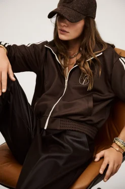Ba&Sh JIMI chaqueta de jogging MARRON New