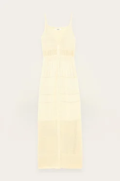 Ba&Sh JOELLE vestido midi ECRU Discount