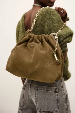 Ba&Sh JUNE bolsa de gran formato VERDE