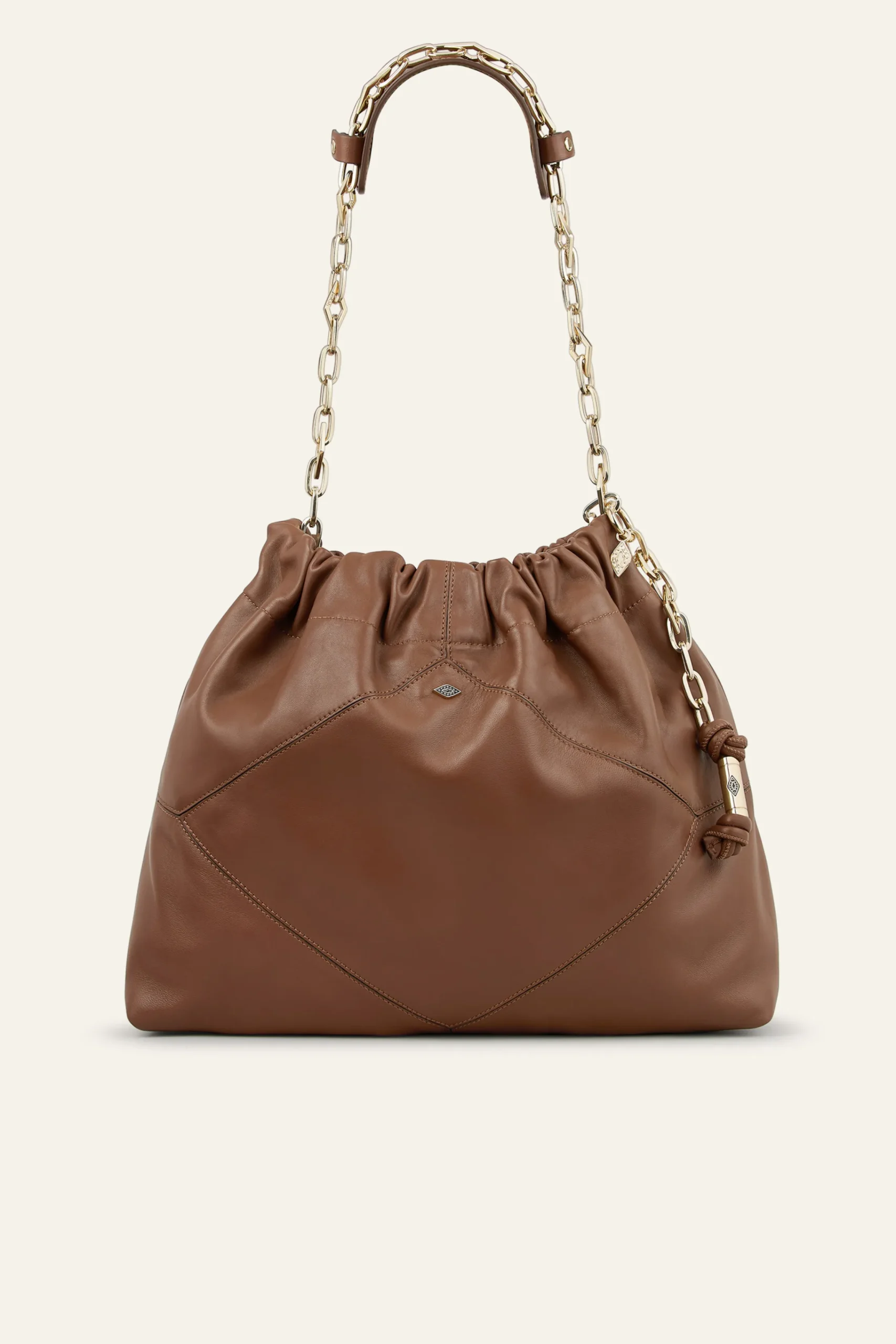 Ba&Sh JUNE bolso de cuero MARRON New