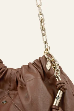 Ba&Sh JUNE bolso de cuero MARRON New