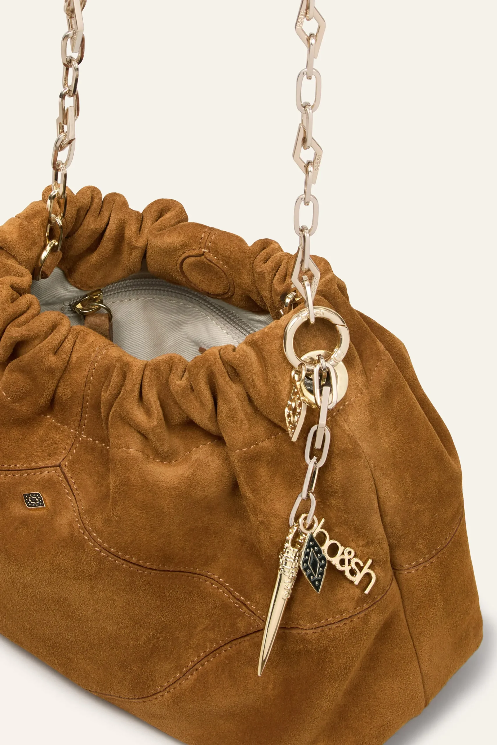 Ba&Sh JUNE bolso de mano MARRON