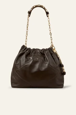 Ba&Sh JUNE bolso tote bag MARRON Best