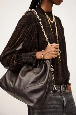 Ba&Sh JUNE bolso tote bag MARRON Best