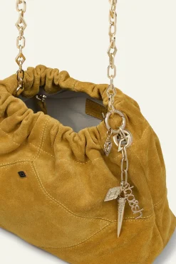Ba&Sh JUNE bolso tote mini de ante ROJO Discount