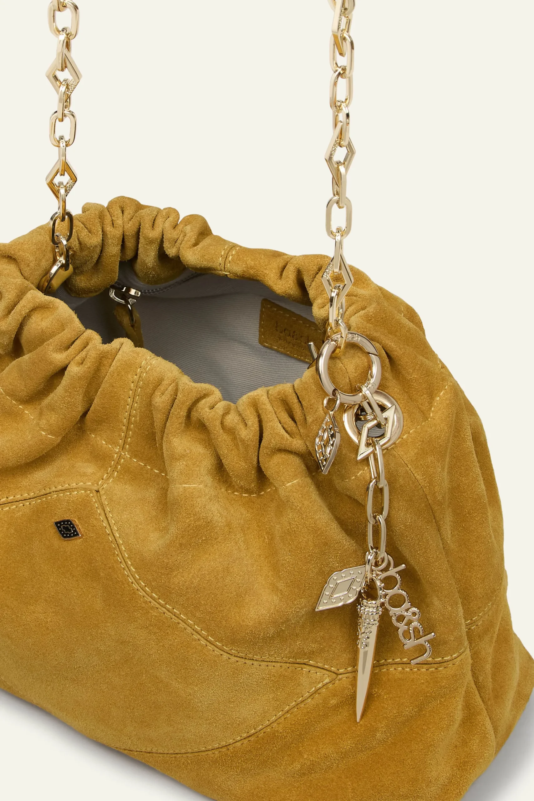 Ba&Sh JUNE bolso tote mini de ante ROJO Discount