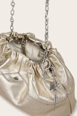 Ba&Sh JUNE bolso tote mini de cuero ECRU Discount