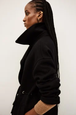 Ba&Sh KATE TRENCHCOAT NEGRO Best
