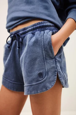 Ba&Sh KELY pantalón corto deportivo de algodón € 85 AZUL Sale