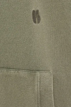 Ba&Sh KIRA sudadera de algodón con cremallera VERDE Sale