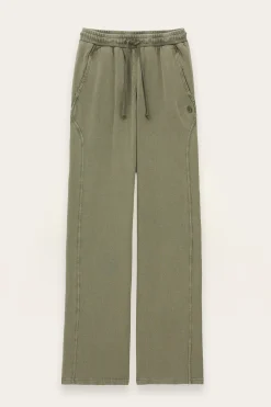 Ba&Sh KOKO pantalón ancho de algodón € 135 VERDE Outlet
